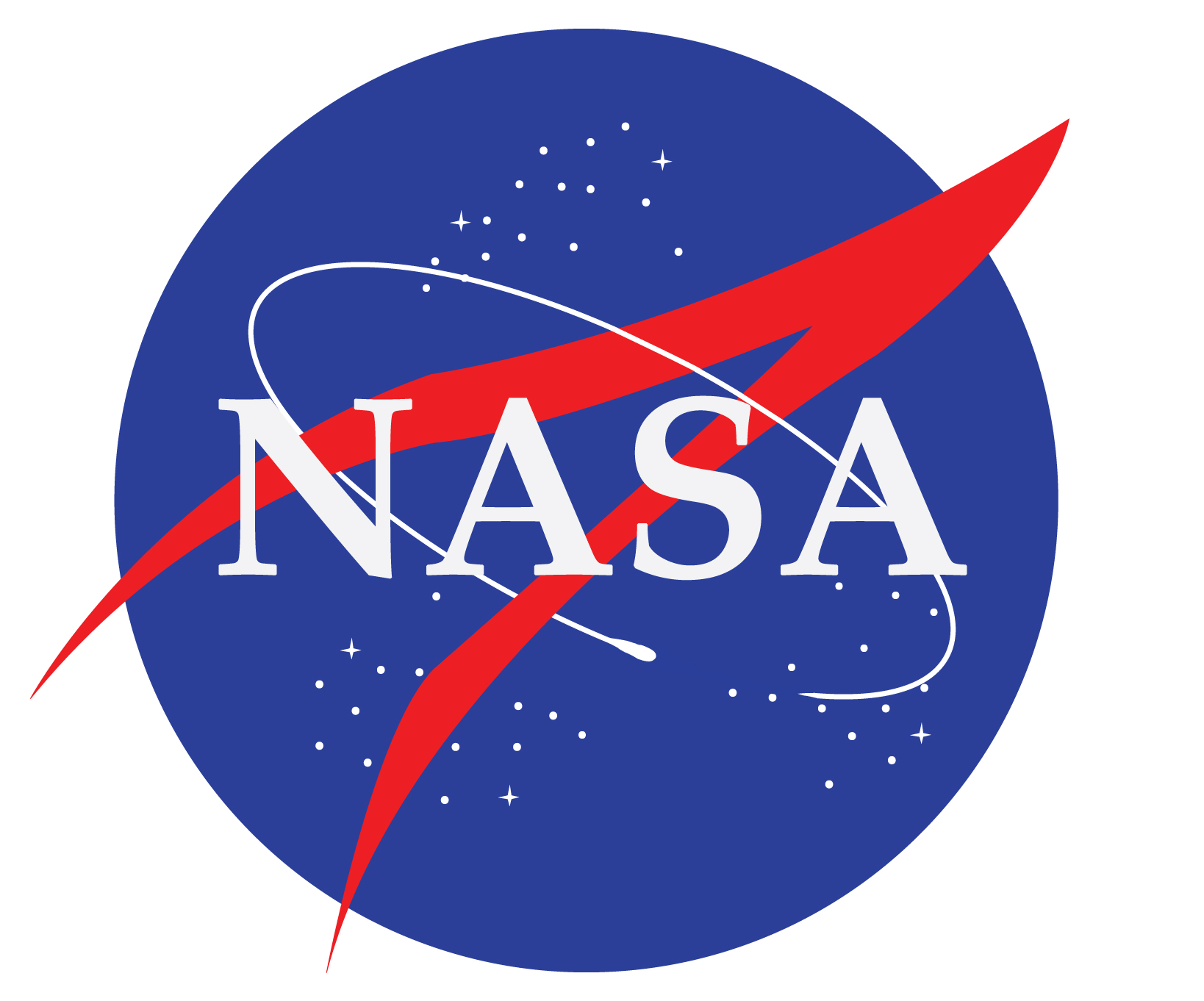 hình tròn trong thiết kế logo NASA