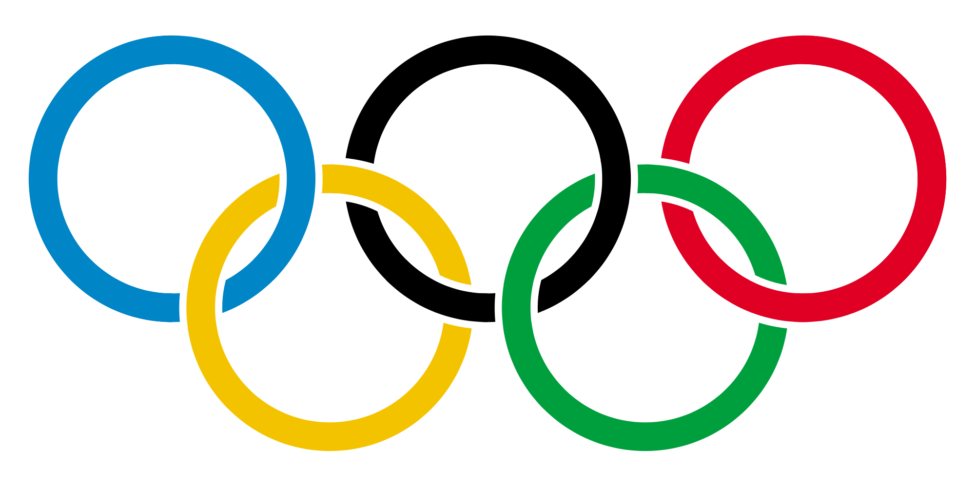 hình tròn trong thiết kế logo olympic