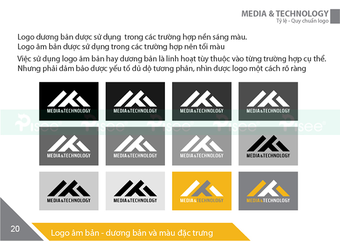 Thiết kế logo thương hiệu Media Technology