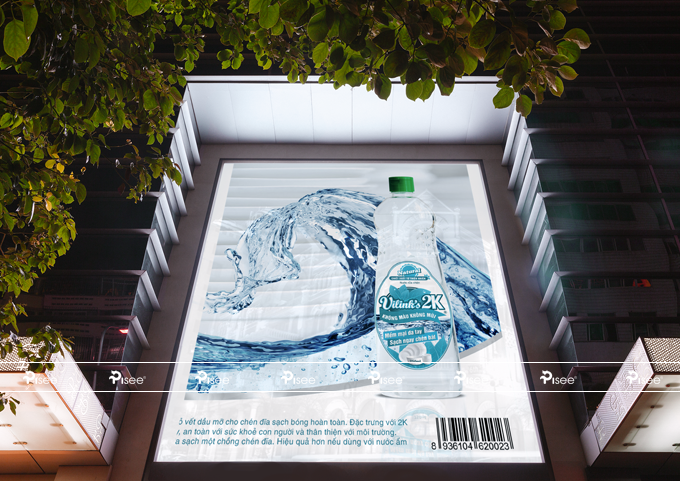 thiết kế bao bì đẹp thương hiệu nước rửa chén Vilinks